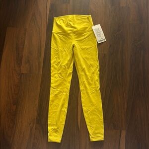 Yellow LuluLemon Leggings